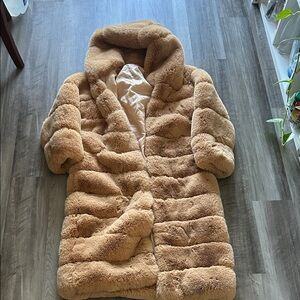 Cozy Tan Teddy Jacket